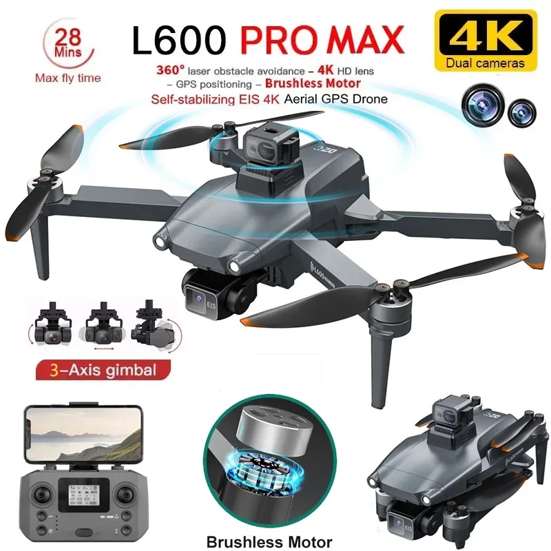 Drone Multispectral - L600 PRO MAX GPS Drone Professionelle