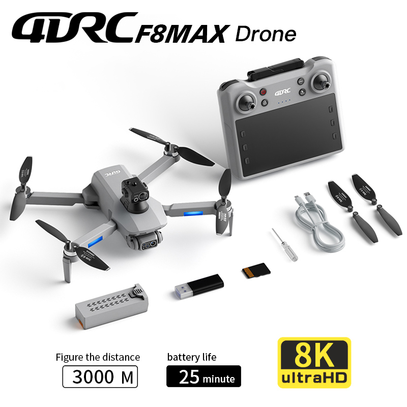 Drone Cinematic - F8 MAX GPS-Drohne, professionelle 8K-Kamera, 5G