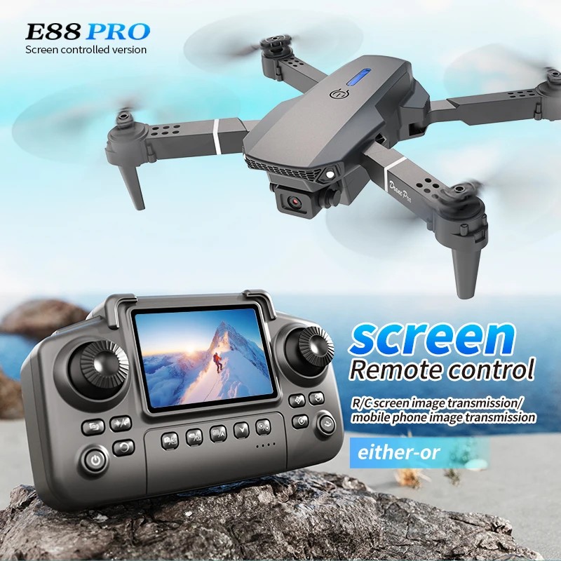 Professionelle E88 PRO Drohne  – Drone Lidar Bewertung und Preis